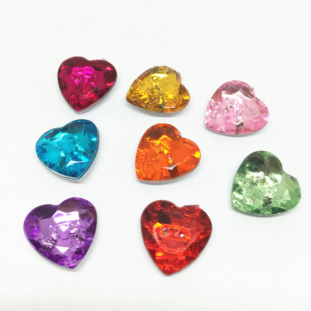 500pcs 12x13mm Fashion Acrylic Shiny Silver Plated Heart Buttons Transparent Sewing 2 Holes Button For Scrapbooking 8 Colors
500pcs 12x13mm Fashion Acrylic Shiny Silver Plated Heart Buttons Transparent Sewing 2 Holes Button For Scrapbooking 8 Colors