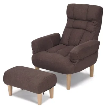 Adjustable Lazy Sofa Chair w/ Footstool and Armrest Sponge Padding and Durable Steel Frame Unique Relax Sofa Chair HW58129
Adjustable Lazy Sofa Chair w/ Footstool and Armrest Sponge Padding and Durable Steel Frame Unique Relax Sofa Chair HW58129