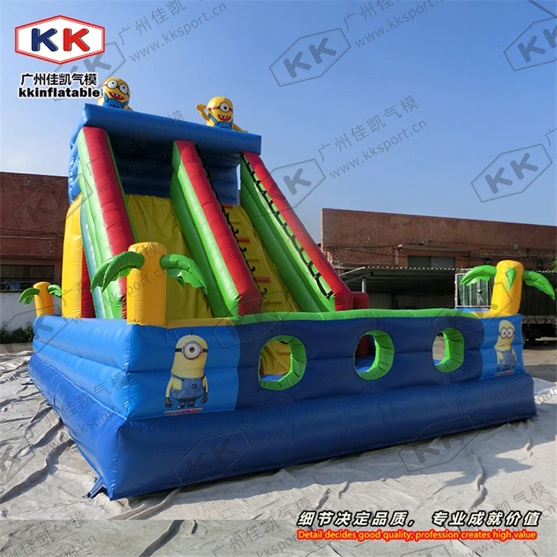 Fashionable giant inflatable cartoon slide for Children, jumping trampoline type slide
Fashionable giant inflatable cartoon slide for Children, jumping trampoline type slide