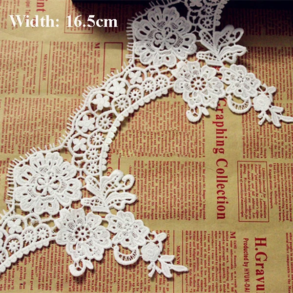 1yrd/lot Width:16.5cm Classic flower design polyester lace for garment Lace trims trimmings Water soluble lace to sew(ss-4928)
1yrd/lot Width:16.5cm Classic flower design polyester lace for garment Lace trims trimmings Water soluble lace to sew(ss-4928)