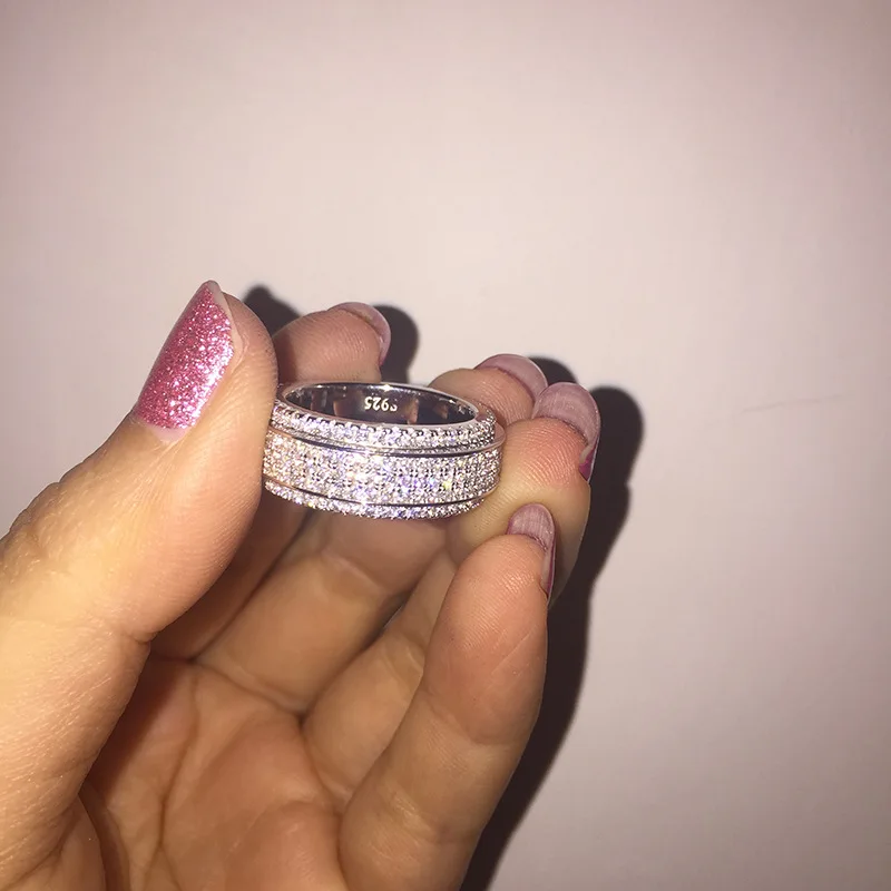 2019 New summer Inlaid Crystal from Austrian ring For Women Fashion 925 Jewelry Rings Wholesale Rotatable Wedding Ring
2019 New summer Inlaid Crystal from Austrian ring For Women Fashion 925 Jewelry Rings Wholesale Rotatable Wedding Ring