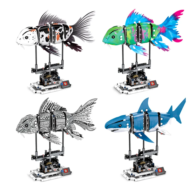 Compatible legoINGlys 81000 81003 Creator series Ninjago Forma Fish model Kio Set Building Blocks Bricks kid toy Birthday Gifts
Compatible legoINGlys 81000 81003 Creator series Ninjago Forma Fish model Kio Set Building Blocks Bricks kid toy Birthday Gifts