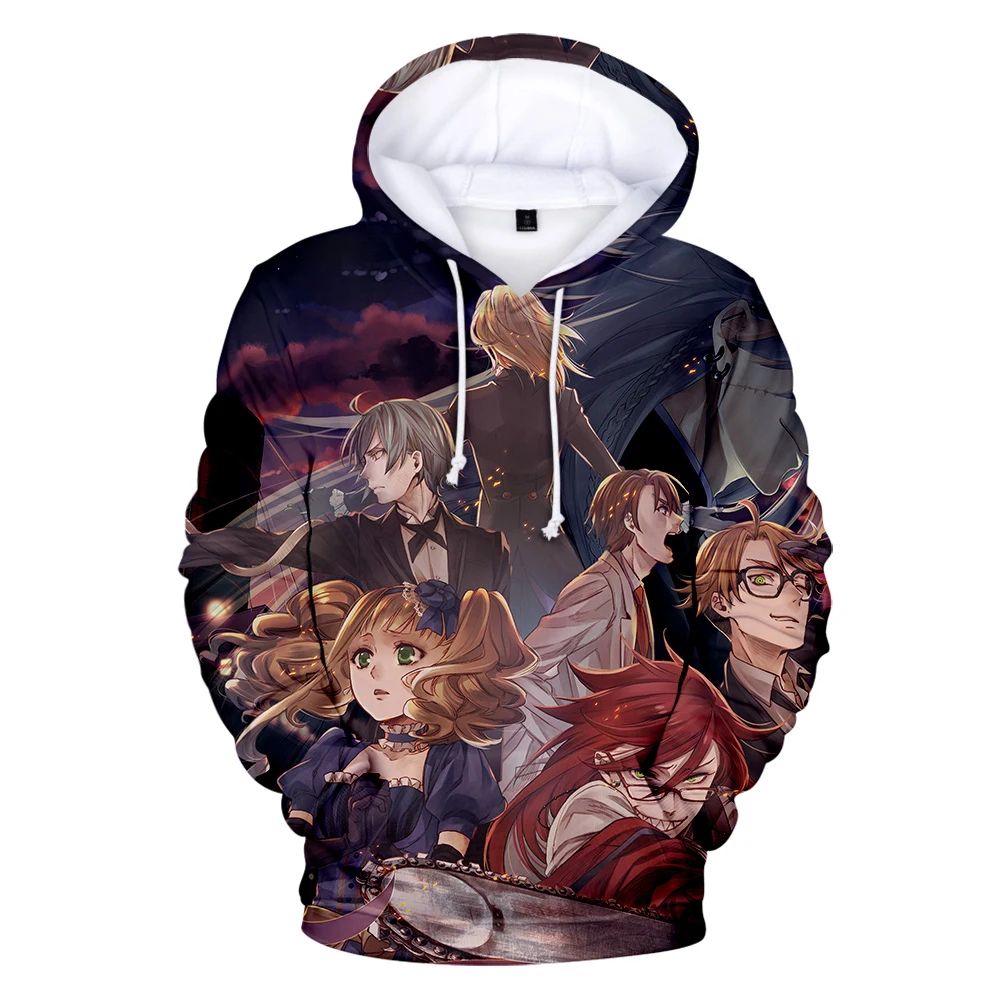 Black Butler Ciel Phantomhive Hoodies Sweatshirt Newest 3D Printed Pullover Jackets Casual Outfit Coat Tops
Black Butler Ciel Phantomhive Hoodies Sweatshirt Newest 3D Printed Pullover Jackets Casual Outfit Coat Tops