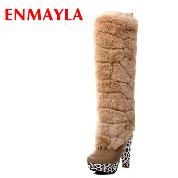 ENMAYLA New White Shoes Woman Dual Wear Winter Warm Snow Boots Large Size 34-43 Platform Round Toe Zipper Knee-high Boots
ENMAYLA New White Shoes Woman Dual Wear Winter Warm Snow Boots Large Size 34-43 Platform Round Toe Zipper Knee-high Boots