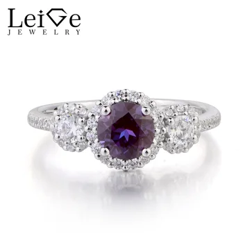 Leige Jewelry Lab Alexandrite Ring Wedding Ring Round Cut Gemstone 925 Sterling Silver Ring Three Stone Rings June Birthstone
Leige Jewelry Lab Alexandrite Ring Wedding Ring Round Cut Gemstone 925 Sterling Silver Ring Three Stone Rings June Birthstone