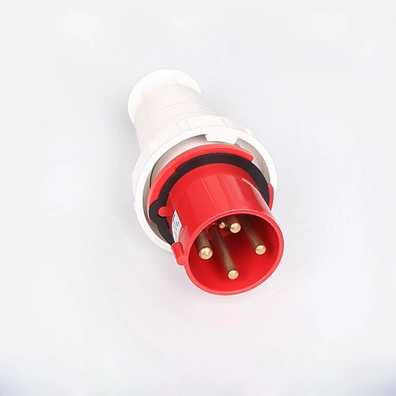 1PCS Industrial Plug Waterproof Three-phase four-wire 63A-6H 380-415V 4 PIN Male
1PCS Industrial Plug Waterproof Three-phase four-wire 63A-6H 380-415V 4 PIN Male