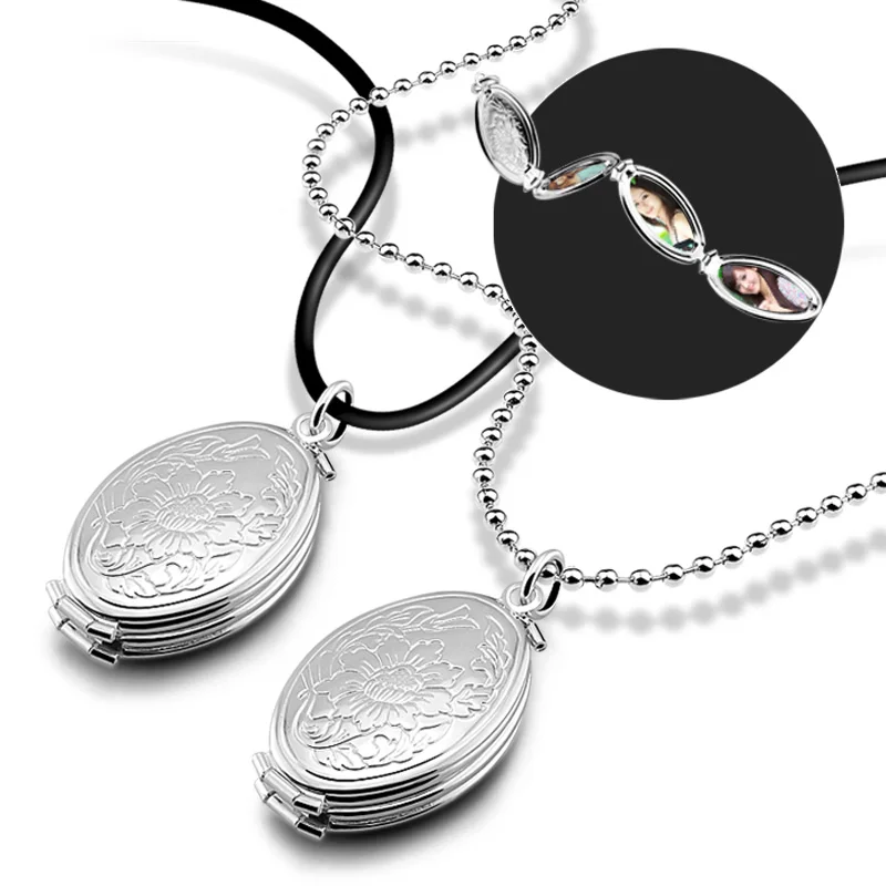 Retro 925 sterling silver peony pendant. Solid silver woman long necklace. DIY family portrait photo box pendant couples jewelry
Retro 925 sterling silver peony pendant. Solid silver woman long necklace. DIY family portrait photo box pendant couples jewelry