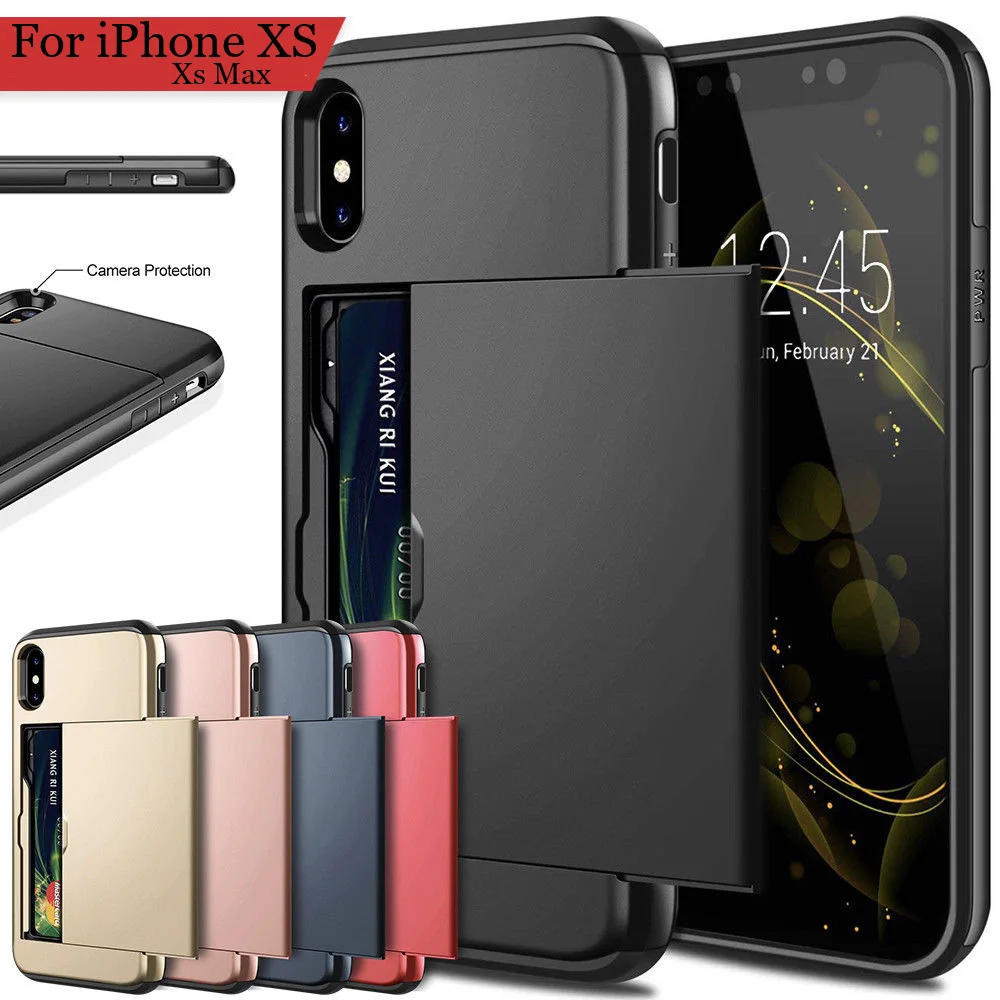For iPhone XS Case Hybrid Armor Tough Case For iPhone X XS Max XR Case 7 8 Plus 6 6S Plus Slider Card Solt Wallet Case Cover
For iPhone XS Case Hybrid Armor Tough Case For iPhone X XS Max XR Case 7 8 Plus 6 6S Plus Slider Card Solt Wallet Case Cover