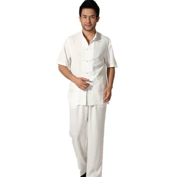 Chinese Traditional Men's Cotton Linen Kung Fu Suit Vintage Short Sleeve Tai Chi Wushu Uniform Clothing M L XL XXL 3XL L070606
Chinese Traditional Men's Cotton Linen Kung Fu Suit Vintage Short Sleeve Tai Chi Wushu Uniform Clothing M L XL XXL 3XL L070606