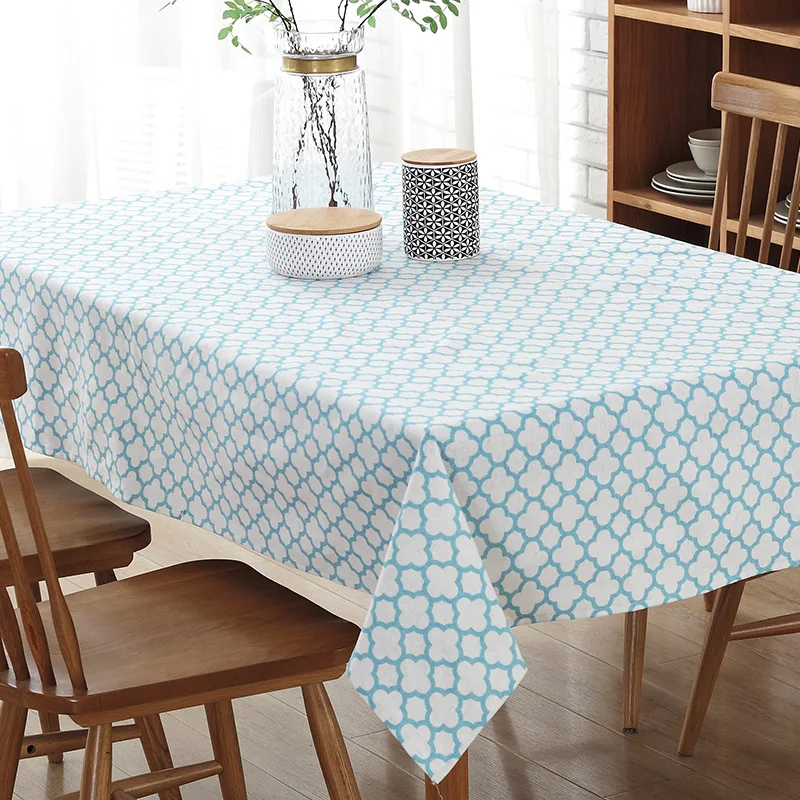 Modern Cotton Linen Tablecloth Blue Pink Geometric Pattern Dining Table Table Cloth Rectangle Hotel Wedding Textile
Modern Cotton Linen Tablecloth Blue Pink Geometric Pattern Dining Table Table Cloth Rectangle Hotel Wedding Textile