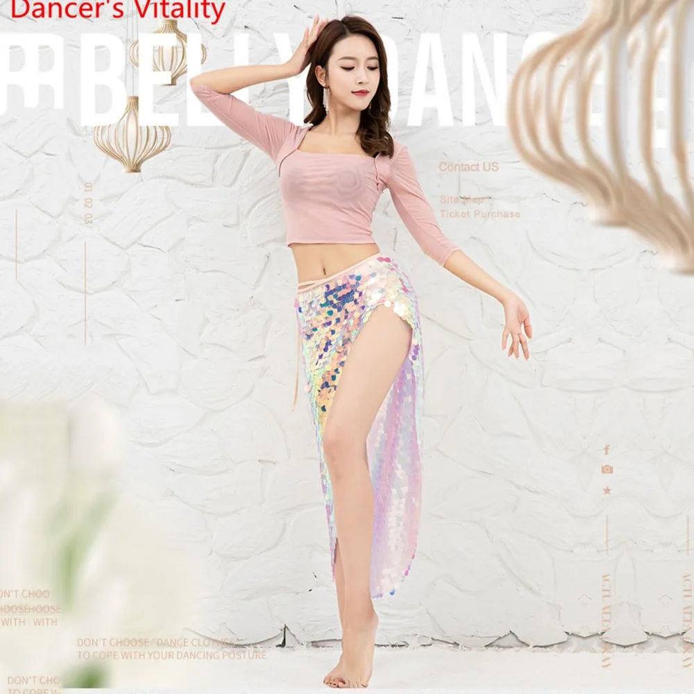 2019 New Belly Dance Competition Costume For Women Latin Dance Dance Set Sexy Mesh Top + Sequin Skirt Suit Fashion Clothes
2019 New Belly Dance Competition Costume For Women Latin Dance Dance Set Sexy Mesh Top + Sequin Skirt Suit Fashion Clothes