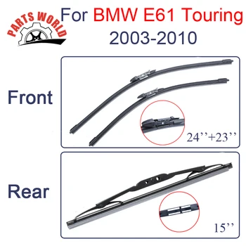 Combo Rubber Front And Rear Wiper Blades For BMW 5 Series E61 Touring 2003-2010 Windscreen Wipers Car Accessories
Combo Rubber Front And Rear Wiper Blades For BMW 5 Series E61 Touring 2003-2010 Windscreen Wipers Car Accessories
