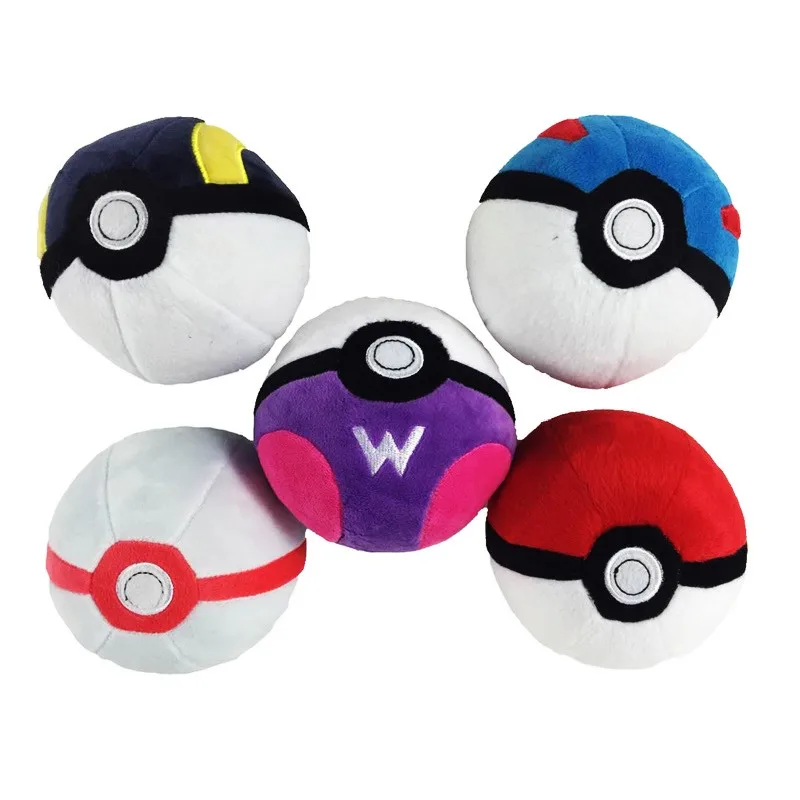 Anime 5PCS/Set Great Ball Ultra Ball Master Ball Premier Ball Plush Pendant With Keychains Cute Peluche Stuffed Dolls 12.5CM
Anime 5PCS/Set Great Ball Ultra Ball Master Ball Premier Ball Plush Pendant With Keychains Cute Peluche Stuffed Dolls 12.5CM