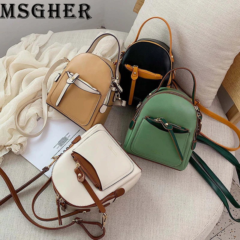 MSGHER Backpack Women High Designer Bags Students Fashion Various Functions Bags Female Small Bags with PU Synthetic
MSGHER Backpack Women High Designer Bags Students Fashion Various Functions Bags Female Small Bags with PU Synthetic