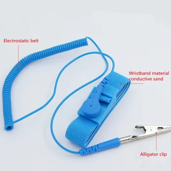 1Pcs New Security Wired Anti Static ESD Anti-static Bracelet Adjustable Wristband Strap for BGA Rework Repair
1Pcs New Security Wired Anti Static ESD Anti-static Bracelet Adjustable Wristband Strap for BGA Rework Repair