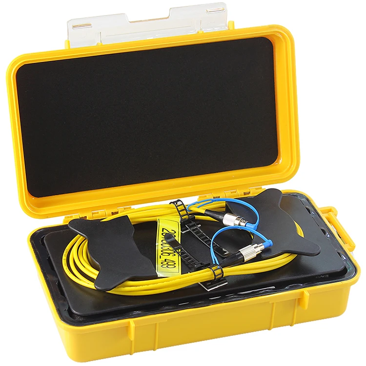 Fiber Optic OTDR Launch Cable Box SM 1310/1550nm FC/UPC-FC/UPC Fiber Rings OTDR Dead Zone Eliminator
Fiber Optic OTDR Launch Cable Box SM 1310/1550nm FC/UPC-FC/UPC Fiber Rings OTDR Dead Zone Eliminator