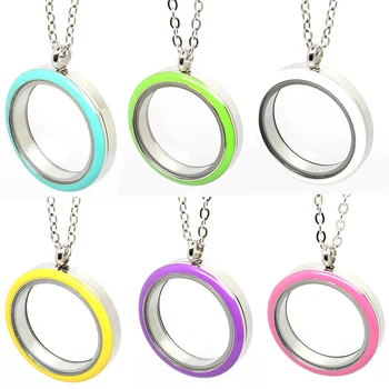 (No chain) wholesale 30MM 316L stainless steel enamel screw glass twist floating locket pendant
(No chain) wholesale 30MM 316L stainless steel enamel screw glass twist floating locket pendant