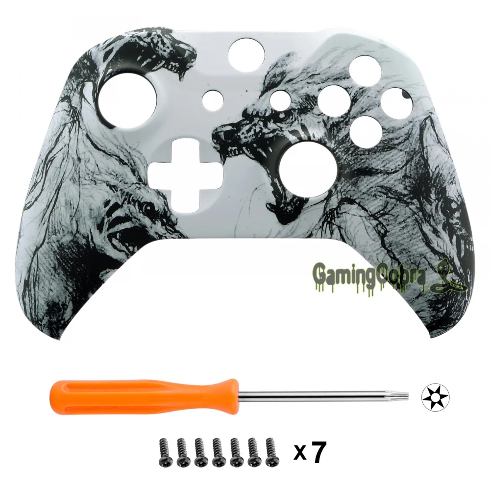 Wolf Soul Soft Touch Top Repair Front Housing Shell for Xbox One X & One S Controller
Wolf Soul Soft Touch Top Repair Front Housing Shell for Xbox One X & One S Controller