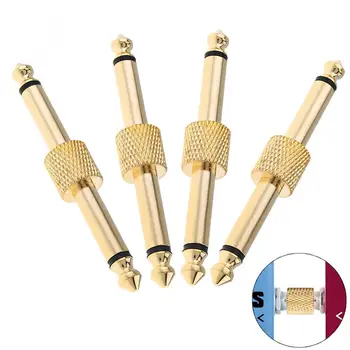 4pcs/lot 1/4inch 6.3mm Guitar Effects Pedal Connector Coulper Jack Interface Cable Adaptor Electric Pedal Board Accessories
4pcs/lot 1/4inch 6.3mm Guitar Effects Pedal Connector Coulper Jack Interface Cable Adaptor Electric Pedal Board Accessories