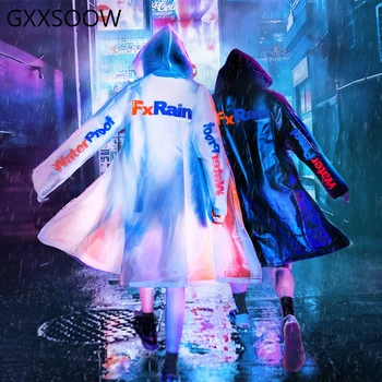 Sunscreen Waterproof Rain Coat Letter Print Cute See Through Long Trench Teen Men Women Clear Long Transparent Loose Hood MG175
Sunscreen Waterproof Rain Coat Letter Print Cute See Through Long Trench Teen Men Women Clear Long Transparent Loose Hood MG175