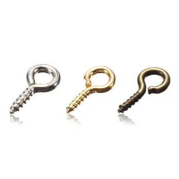 100pcs Mini Eye Pins Eyepins Hooks Eyelets Screw Threaded Peg 8x3.5mm for Jewelry Making Sewing New
100pcs Mini Eye Pins Eyepins Hooks Eyelets Screw Threaded Peg 8x3.5mm for Jewelry Making Sewing New