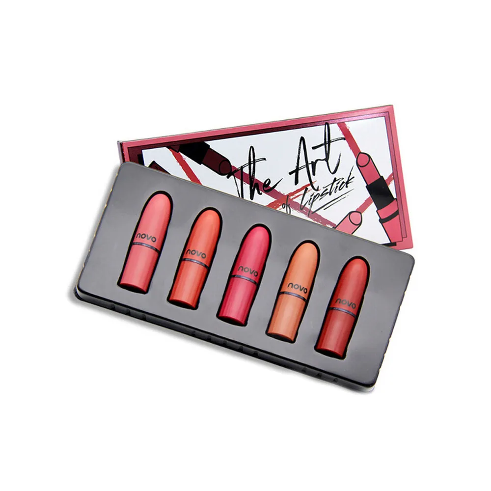 Kit De Batom 5pcs/set Lipstick Moisturizing Cream Velvet Lipstick Makeup Beauty Makeup Labiales Mate Larga Duracion Set #YL10
Kit De Batom 5pcs/set Lipstick Moisturizing Cream Velvet Lipstick Makeup Beauty Makeup Labiales Mate Larga Duracion Set #YL10