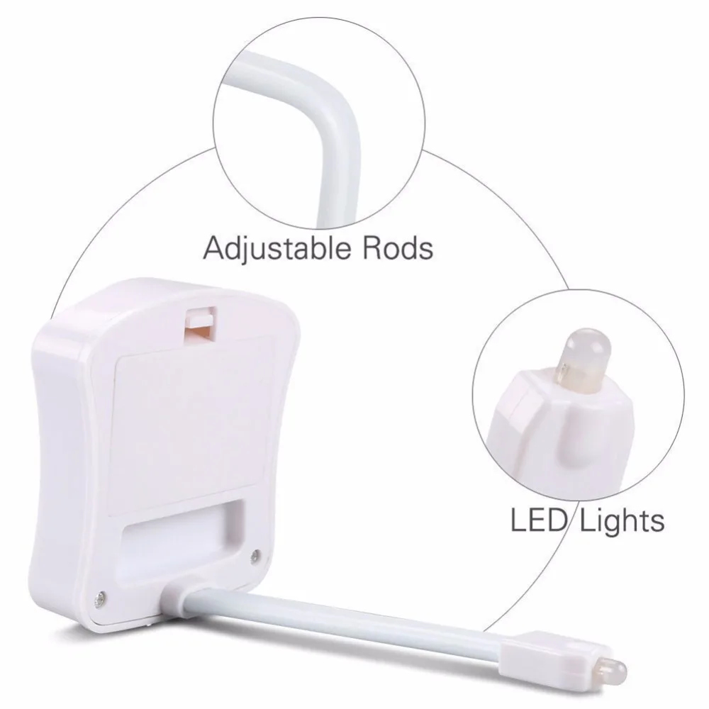Toilet Seat LED Light Human Automatic Lamp Motion Sensor Sadoun.com
