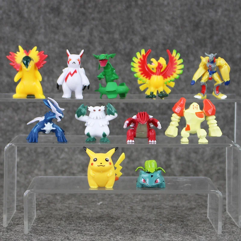 11pcs/lot Cartoon ball Pigure Bulbasaur Groudon Dialga Rayquaza Typhlosion 4-6cm Mini Model Toy for Kids
11pcs/lot Cartoon ball Pigure Bulbasaur Groudon Dialga Rayquaza Typhlosion 4-6cm Mini Model Toy for Kids