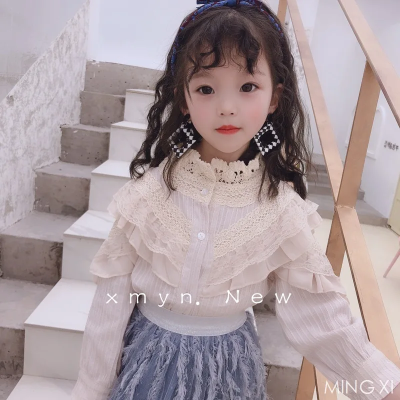 2019 spring new children's clothing girls T-shirt women girls round neck pullover girls little girls lace shirt
2019 spring new children's clothing girls T-shirt women girls round neck pullover girls little girls lace shirt