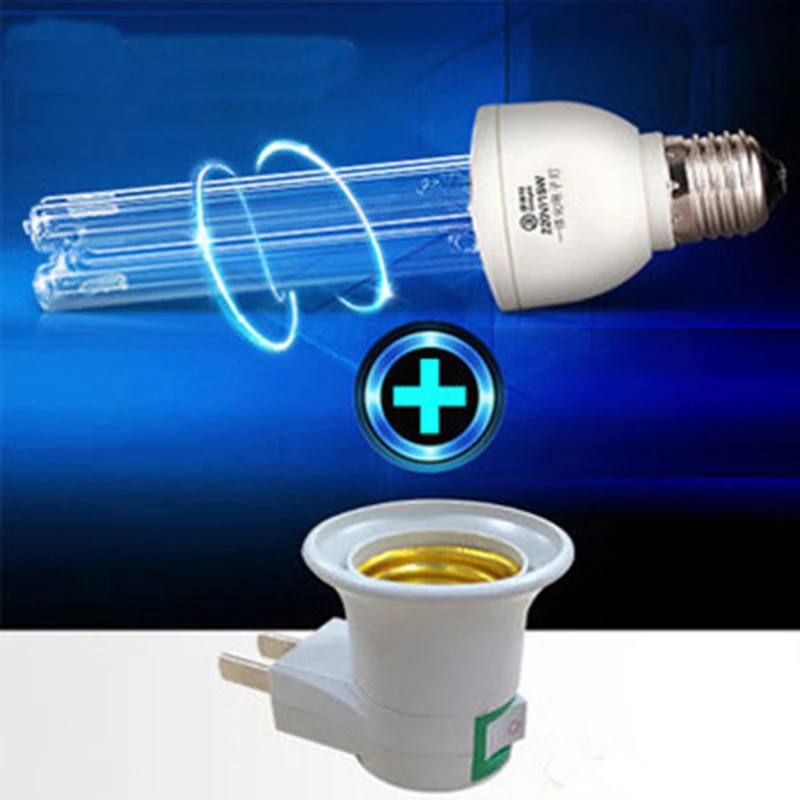 Фото Household disinfection UV lamp ultraviolet with E27 socket |