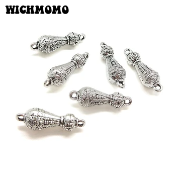 2019 Fashion 28*9mm 6 Pieces Zinc Alloy Gourd Shape Connectors Porous Linker for DIY Earring Necklace Jewelry Accessories 
2019 Fashion 28*9mm 6 Pieces Zinc Alloy Gourd Shape Connectors Porous Linker for DIY Earring Necklace Jewelry Accessories