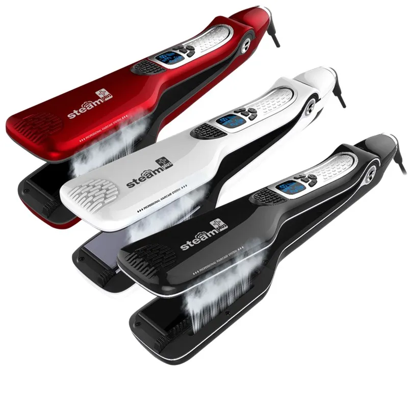 Professional Steam Hair Straightener Flat Iron PTC Heating Fast Steam Straightening Irons LCD Hair Care Styling Tools
Professional Steam Hair Straightener Flat Iron PTC Heating Fast Steam Straightening Irons LCD Hair Care Styling Tools