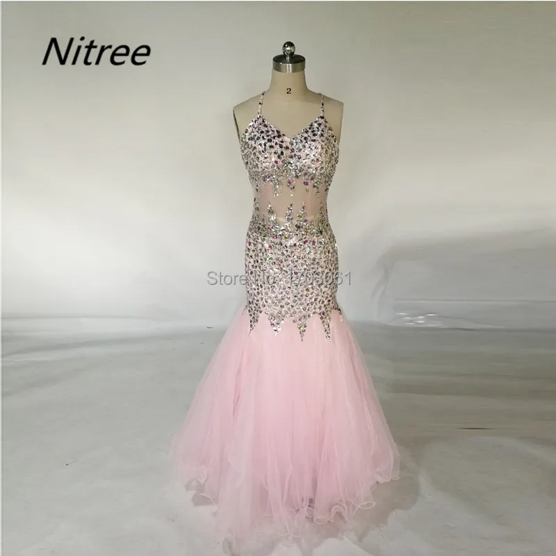 Sexy Mermaid Rhinestones Crystals Prom Dresses Vestido De Festa Criss-cross Backless Party Gowns Evening Dress
Sexy Mermaid Rhinestones Crystals Prom Dresses Vestido De Festa Criss-cross Backless Party Gowns Evening Dress