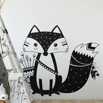God Tribal Fox Wall Decal Cute Woodland Fox Wall Sticker for Kids Room Nursery Wall Art Tattoo Vinyl Murals
God Tribal Fox Wall Decal Cute Woodland Fox Wall Sticker for Kids Room Nursery Wall Art Tattoo Vinyl Murals