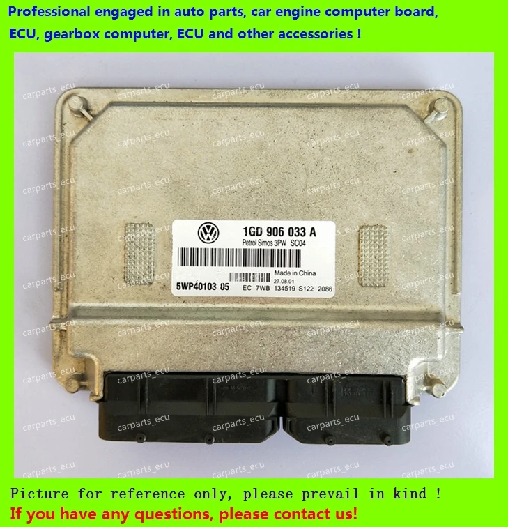 For Volkswagen Jetta car engine computer board/ECU/Electronic Control Unit/1GD906033A 5WP40103/1GD 906 033 A
For Volkswagen Jetta car engine computer board/ECU/Electronic Control Unit/1GD906033A 5WP40103/1GD 906 033 A