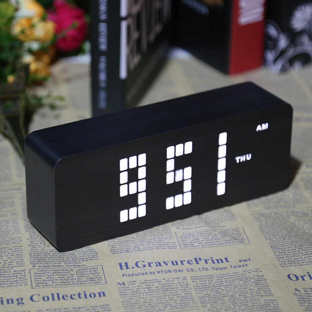 2018 Wooden LED Alarm Clock,Despertador Temperature Voice Control Led Display Light Electronic Desktop Digital Alarm Table Clock
2018 Wooden LED Alarm Clock,Despertador Temperature Voice Control Led Display Light Electronic Desktop Digital Alarm Table Clock