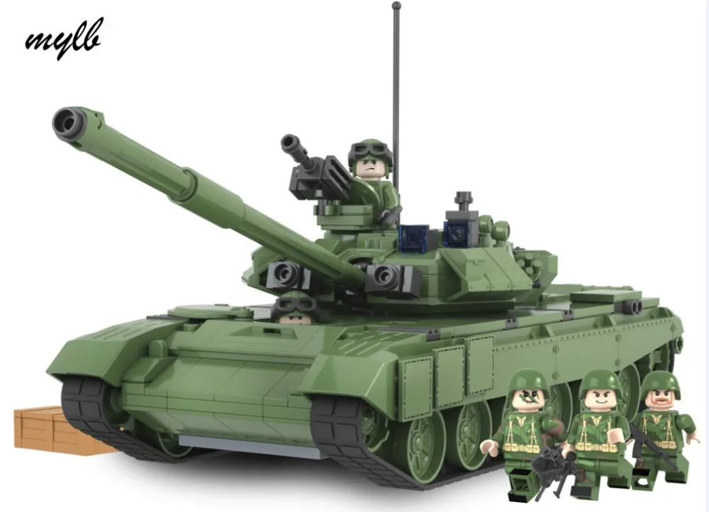 mylb Winner 8101 Tank T-90A Main Battle Tanks Battle Military Building Brick Block Educational Boy Toys With DIY
mylb Winner 8101 Tank T-90A Main Battle Tanks Battle Military Building Brick Block Educational Boy Toys With DIY