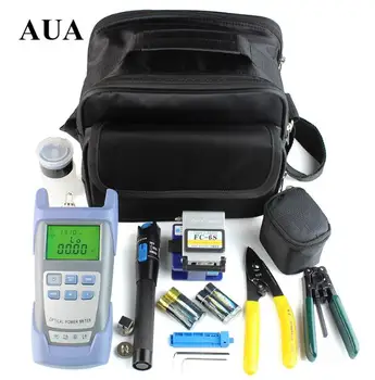 FTTH Tool Kit Tool Bag Wire Cable Tool Set With Optical Power Meter 5Km Visual Fault Locator Fiber Fiber Cutter
FTTH Tool Kit Tool Bag Wire Cable Tool Set With Optical Power Meter 5Km Visual Fault Locator Fiber Fiber Cutter