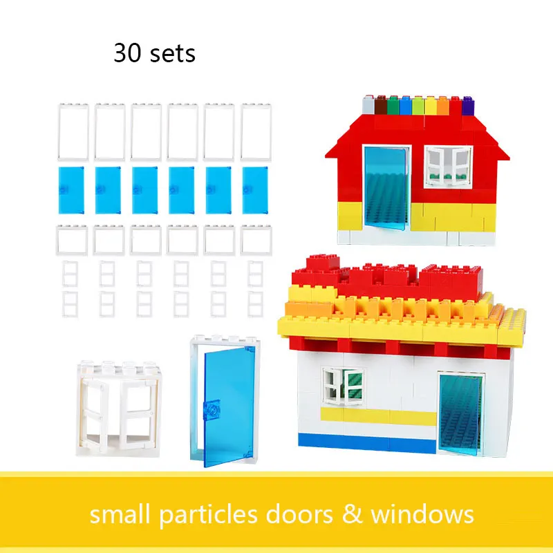30pcs Small Particles Doors Windows Building Blocks compatible legoings toys Small Bricks Bulk Parts DIY Educational Toys for B
30pcs Small Particles Doors Windows Building Blocks compatible legoings toys Small Bricks Bulk Parts DIY Educational Toys for B