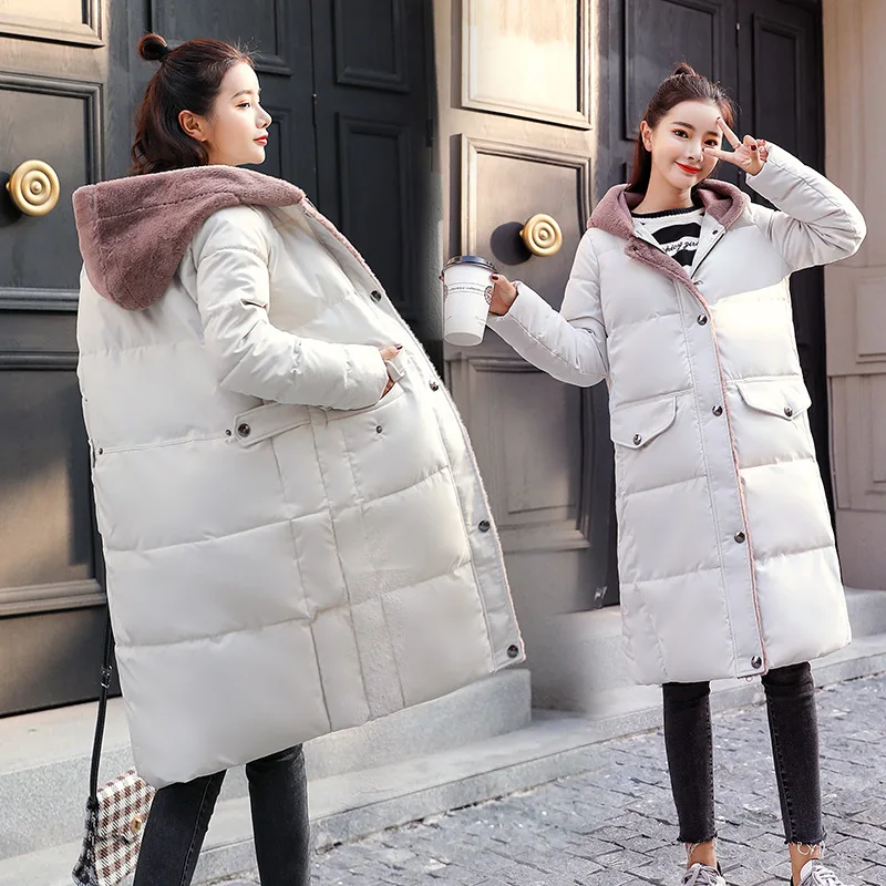 Hot sale 2018 new version loose thickened knee over medium long cotton suit winter student coat 862
Hot sale 2018 new version loose thickened knee over medium long cotton suit winter student coat 862