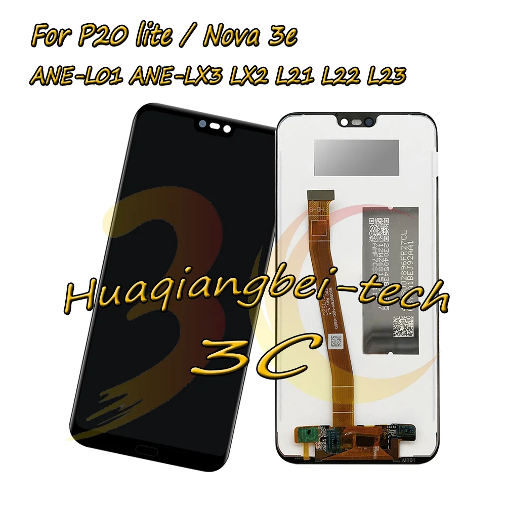 5.84'' For Huawei Nova 3e / P20 lite ANE-L01 ANE-LX3 / LX2 / L21 / L22 / L23 Full LCD DIsplay + Touch Screen Digitizer Assembly
5.84'' For Huawei Nova 3e / P20 lite ANE-L01 ANE-LX3 / LX2 / L21 / L22 / L23 Full LCD DIsplay + Touch Screen Digitizer Assembly