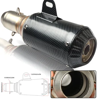 36-51MM Universal Motorcycle Exhaust Pipe Modified Exhaust Pipe for YAMAHA FAZER600 MT03 MT25 YBR125 TMAX 500/530 XP500 XP530
36-51MM Universal Motorcycle Exhaust Pipe Modified Exhaust Pipe for YAMAHA FAZER600 MT03 MT25 YBR125 TMAX 500/530 XP500 XP530