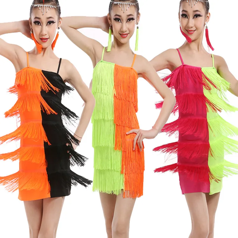 Paso Doble Dress Robe Salsa Dance Costume Girl Sexy Tango Dresses Children Charleston Fringe Dancing Dress Kids Ballroom Clothes
Paso Doble Dress Robe Salsa Dance Costume Girl Sexy Tango Dresses Children Charleston Fringe Dancing Dress Kids Ballroom Clothes