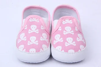 Baby Girl Skull Animal Baby Shoes Skull First Walkers Toddler Shoes