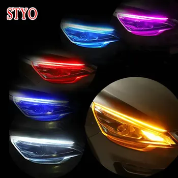 STYO 2PCS Ultra Thin Car Headlight Daytime Running Light Auto Led Strip Eyebrow Light 
STYO 2PCS Ultra Thin Car Headlight Daytime Running Light Auto Led Strip Eyebrow Light