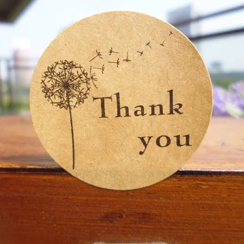 120Pcs Adhesive Dandelion Thank You Handmade Cake Packaging Sealing Label Kraft Sticker Baking DIY Gift Circle Stickers
120Pcs Adhesive Dandelion Thank You Handmade Cake Packaging Sealing Label Kraft Sticker Baking DIY Gift Circle Stickers