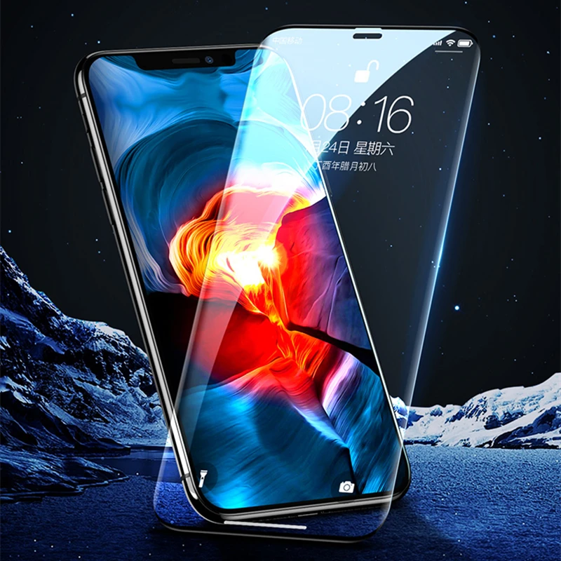 Full Cover Edge Protective Glass On The For iPhone 7 8 6 6S Plus Tempered Screen Protector For X XR XS Max Glass Film
Full Cover Edge Protective Glass On The For iPhone 7 8 6 6S Plus Tempered Screen Protector For X XR XS Max Glass Film