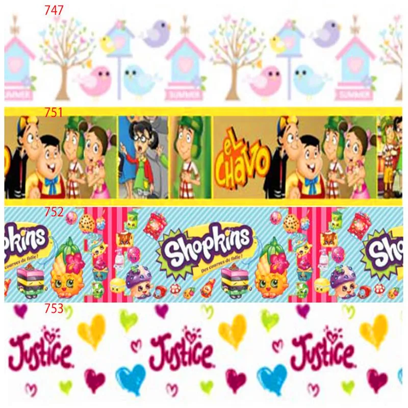 25 38 50 75mm Width 100% Polyester Children Cartoon Animals Printed Grosgrain Ribbon boy's Kids Ribbons CT01
25 38 50 75mm Width 100% Polyester Children Cartoon Animals Printed Grosgrain Ribbon boy's Kids Ribbons CT01
