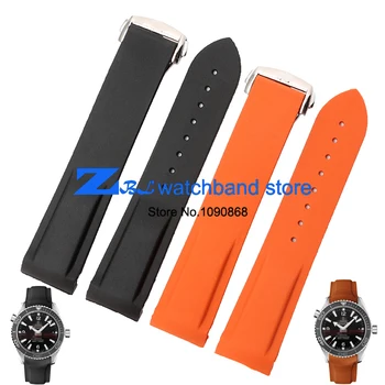 The silicone rubber watchband soft and comfortable waterproof width 20mm 22mm Orange black wristwatches band
The silicone rubber watchband soft and comfortable waterproof width 20mm 22mm Orange black wristwatches band