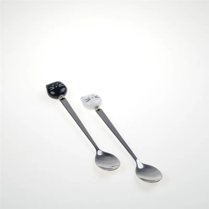 2 Colors Cute Cat Spoon Stainless Steel Tea Coffee Spoons Ice Cream Cutlery Tableware Free Shipping
2 Colors Cute Cat Spoon Stainless Steel Tea Coffee Spoons Ice Cream Cutlery Tableware Free Shipping